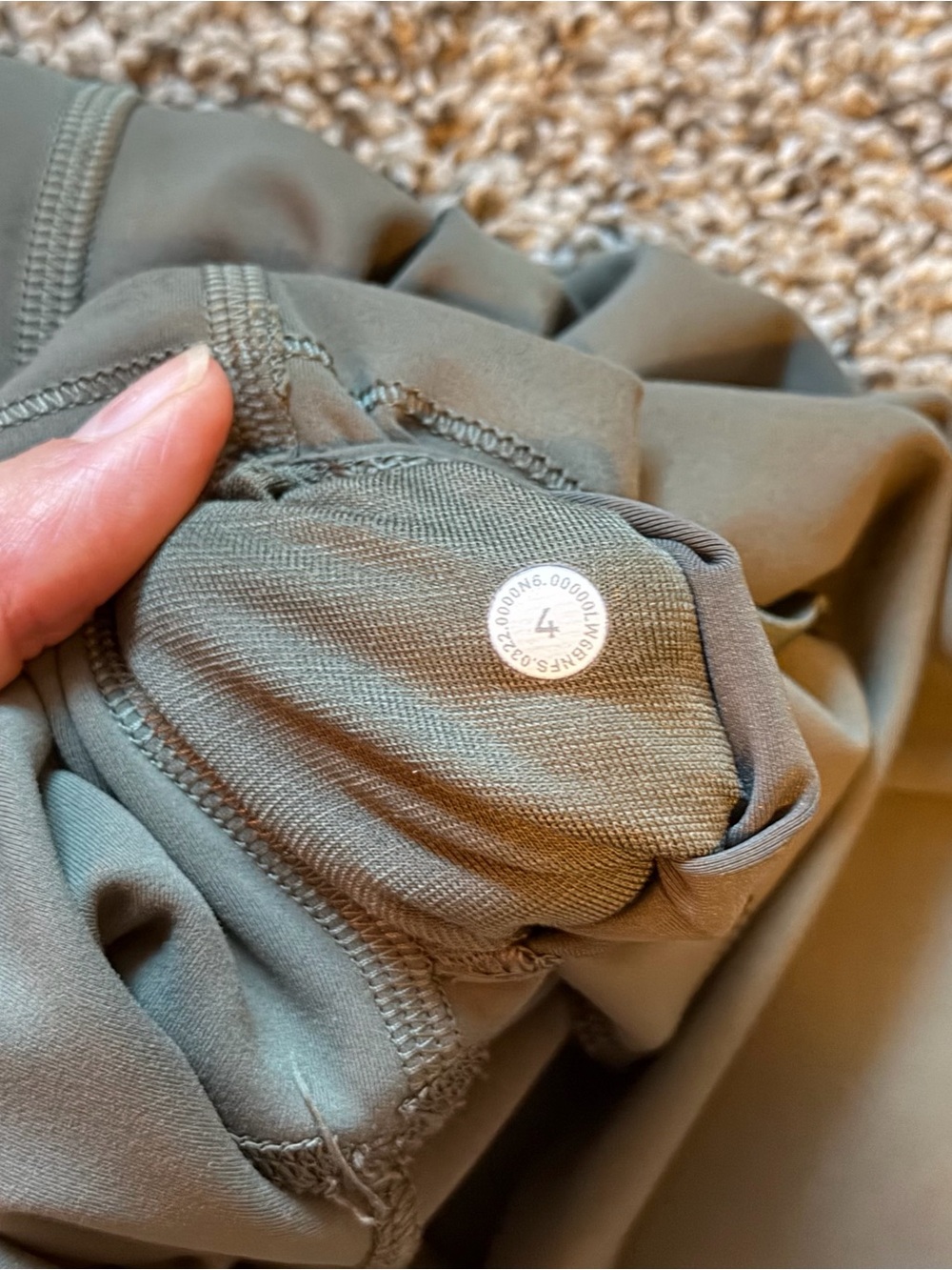 lululemon athletica Green High-Rise Leggings 4 - Picture 3 of 4